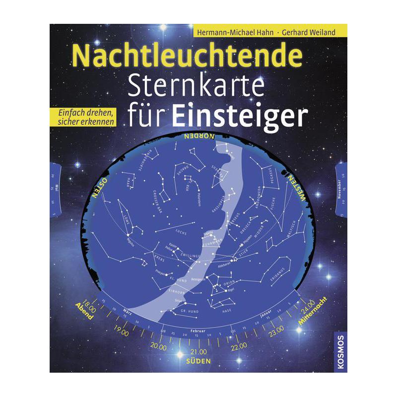Kosmos Verlag Noctilucent stjärnkarta för nybörjare