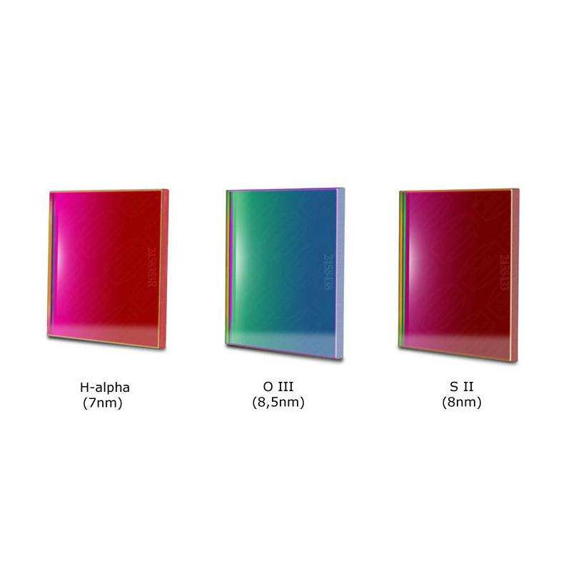 Baader H-alpha 7nm, OIII och SII 50x50mm filteruppsättning