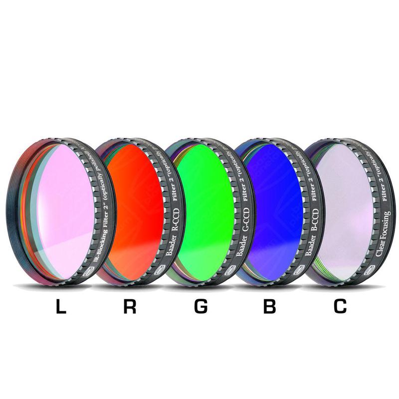 Baader LRGBC-H-alpha 35nm, OIII och SII 2" filterset