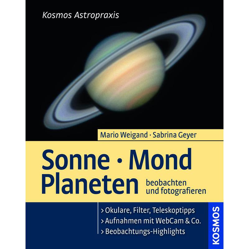 Kosmos Verlag Observera och fotografera solen, månen och planeterna
