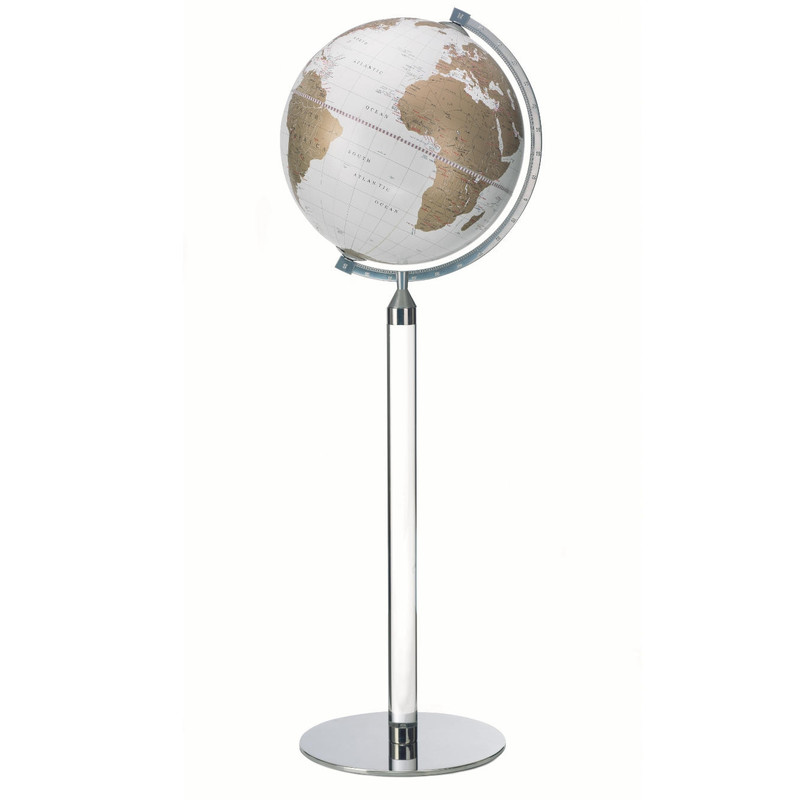 Zoffoli living Glob, golvmodell Vasco da Gama White/ Gold 40cm