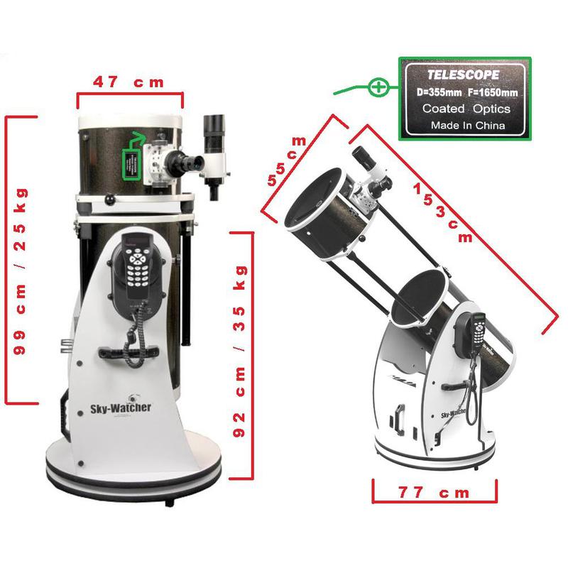 Skywatcher Dobson-teleskop N 355/1600 Skyliner FlexTube BD DOB