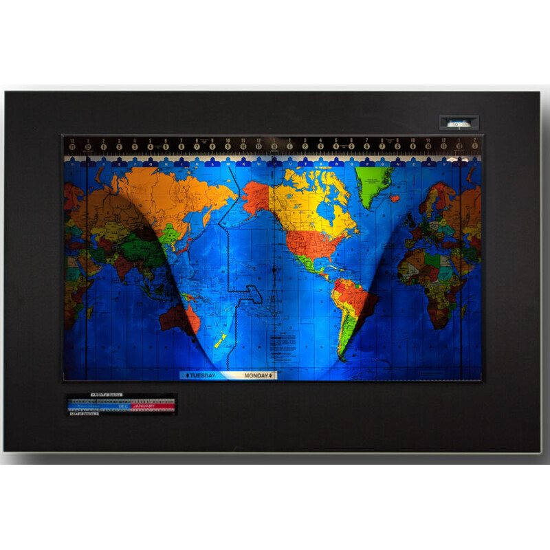 Geochron Original Kilburg med front i svart anodiserad aluminium