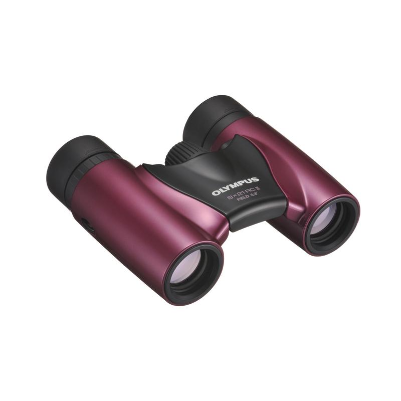 Olympus Kikare 8x21 RC II Slim Metal Magenta inkl. väska