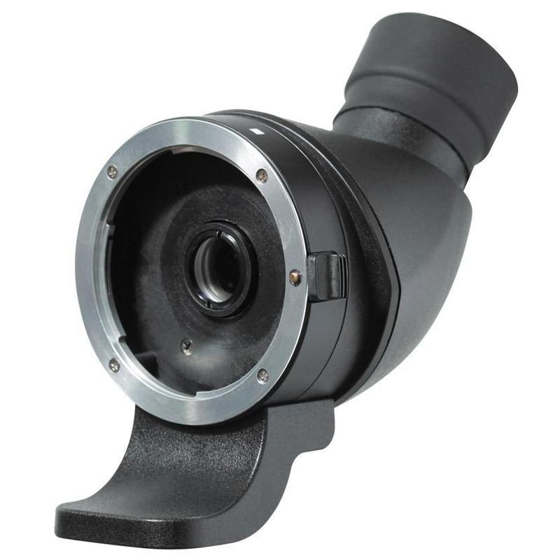 Lens2scope Okulartillsats 10mm, lämplig för Nikon F, svart, vinklad vy