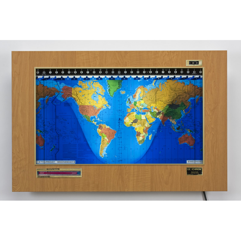 Geochron Original Kilburg i rysk Mapple-plastdesign och guldfärgade kantlister