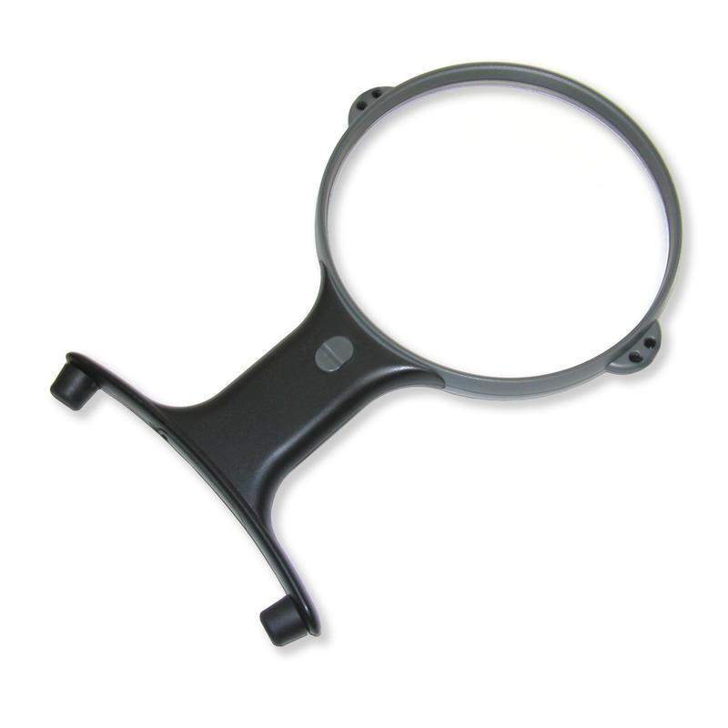Carson Lupp LED MagniShine frihandsförstoringsglas 2x, belysning