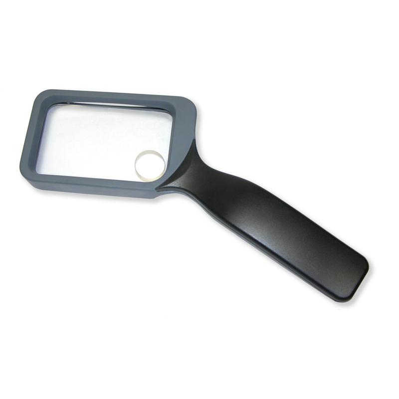 Carson 2x Lupp (85 x 50 mm) med handtag och 8x spotlight