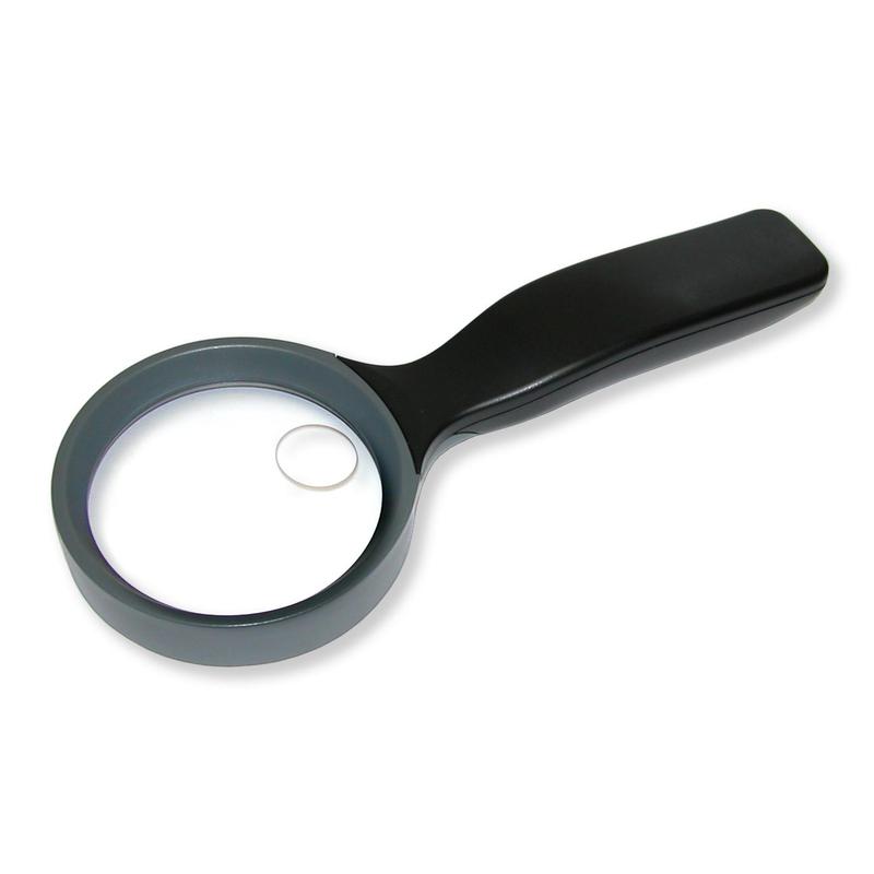 Carson 2,5x Lupp (75 mm) med handtag och 5x spotlight