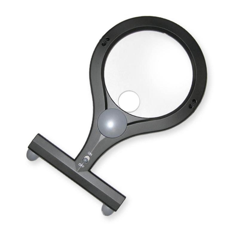 Carson Lupp LumiCraft frihandsförstoringsglas 2x, belysning