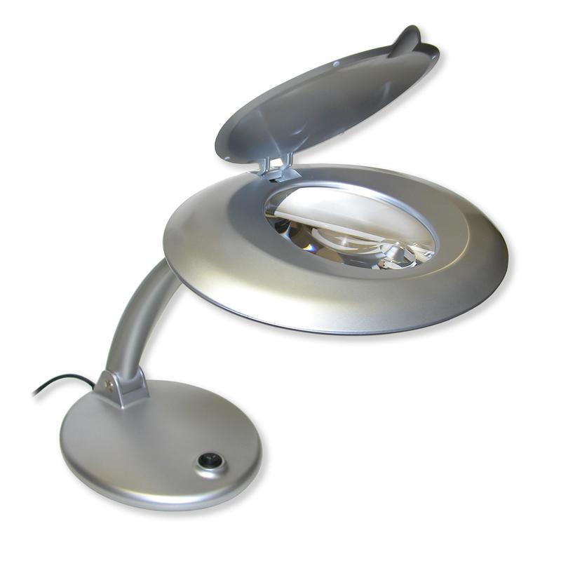 Carson Lupp DeskBrite-400 bordslampa med inbyggt förstoringsglas 1,75x/4x