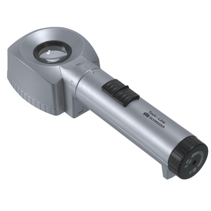 Schweizer Lupp Bänkförstoringsglas Tech-Line 4500K, 8x/Ø30mm, aplanatisk