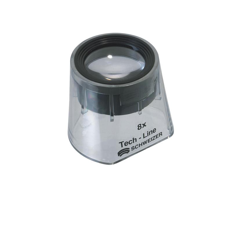 Schweizer Tech-Line Bordslupp med fast fokus 8x