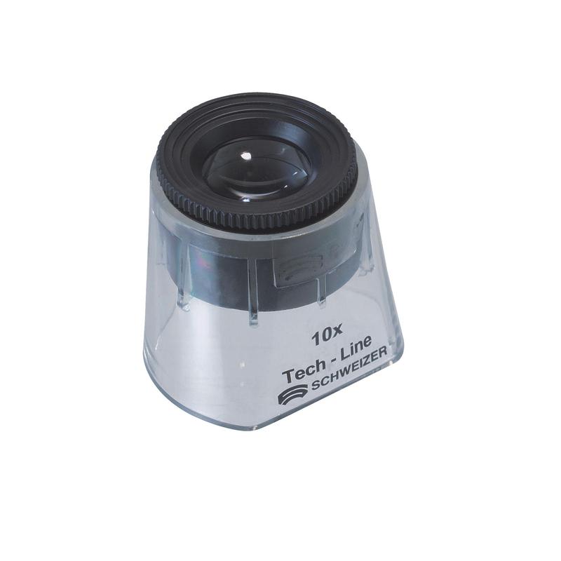 Schweizer Tech-Line Vario-Focus 10x Bordslupp