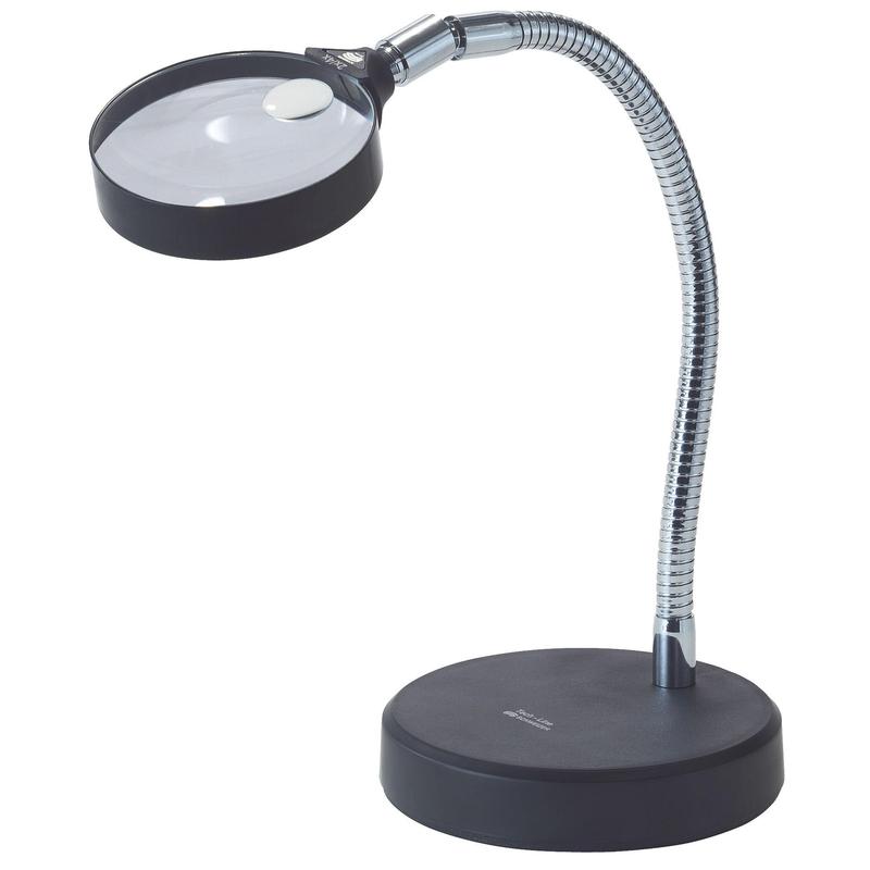 Schweizer Lupp Tech-Line Bifo 2x, 4x arbetsstativ förstoringsglas