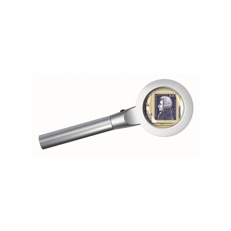 Bresser Lupp LED-förstoringsglas med belysning 2,5x, 55 mm