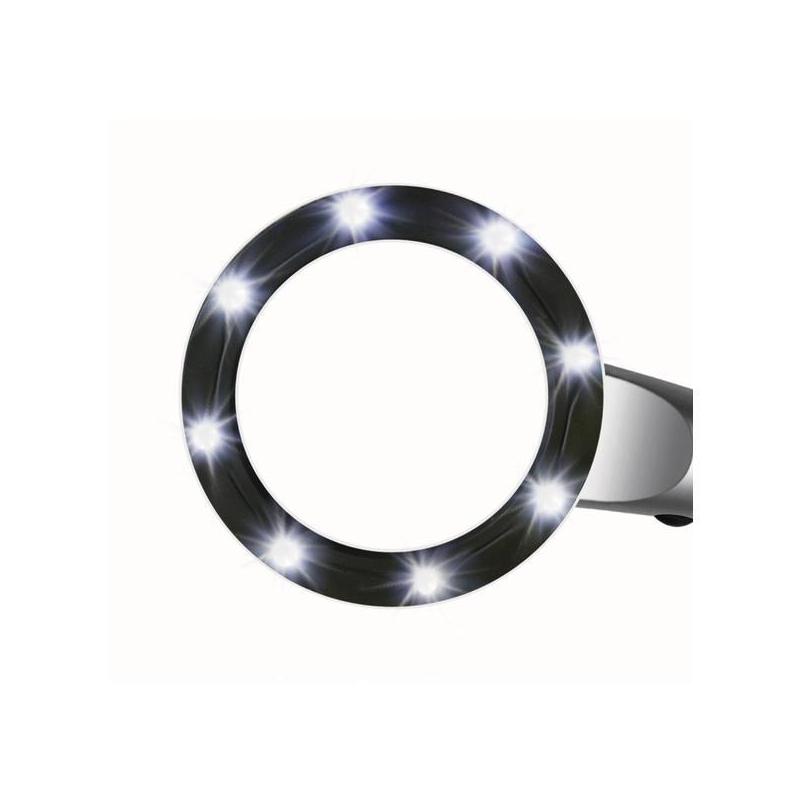 Bresser Lupp LED-förstoringsglas med belysning 2,5x, 55 mm