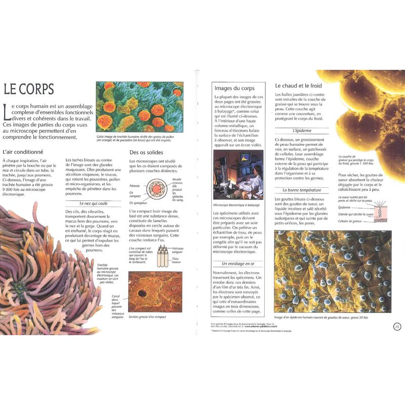 Edition Usborne Le Monde Mikroskopisk