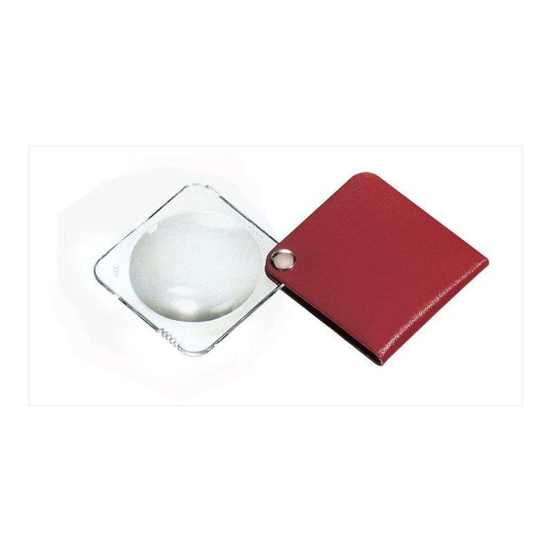 Eschenbach Lupp Impact förstoringsglas Classic 60 mm karminröd