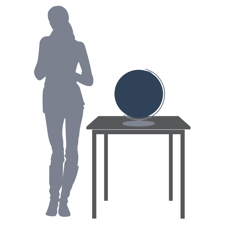 Columbus Glob Royal 40cm slätt läder camel