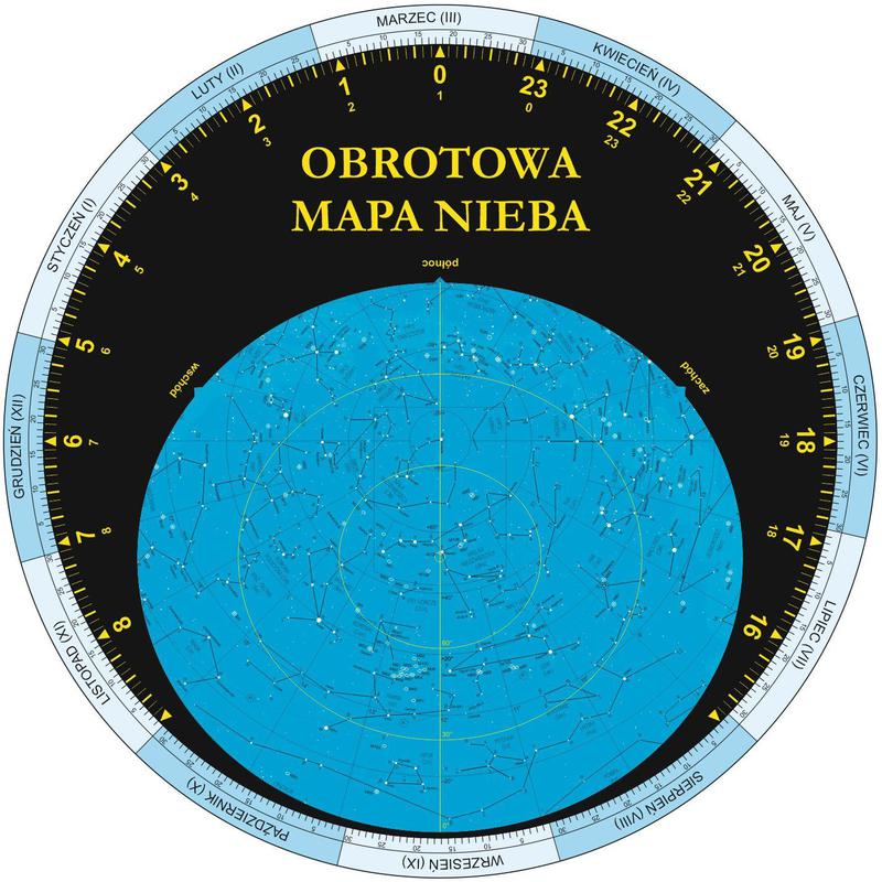 AstroCD Stjärnkarta Obrotowa mapa nieba