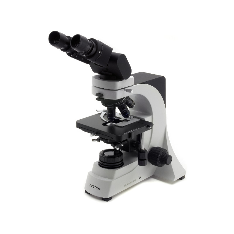 Optika Mikroskop B-500 ERGO, binokular (ett objektiv), ERGO-huvud, plana objektiv, LED