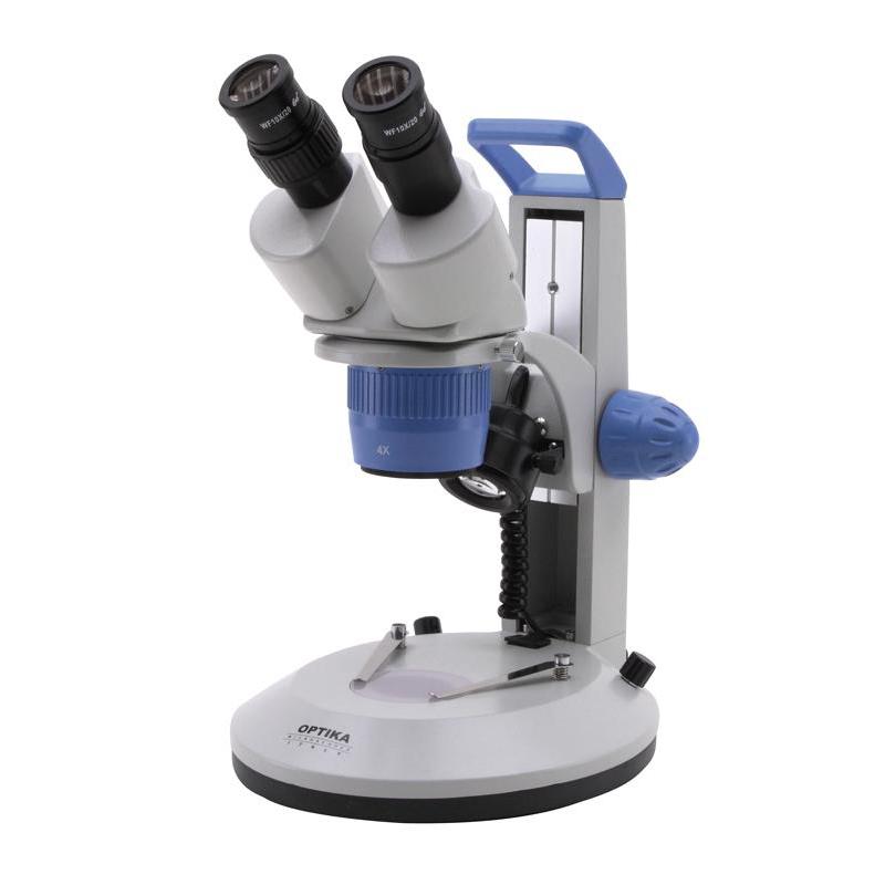 Optika Stereomikroskop LAB10, infallande och genomfallande ljus, 20x-40x, LED