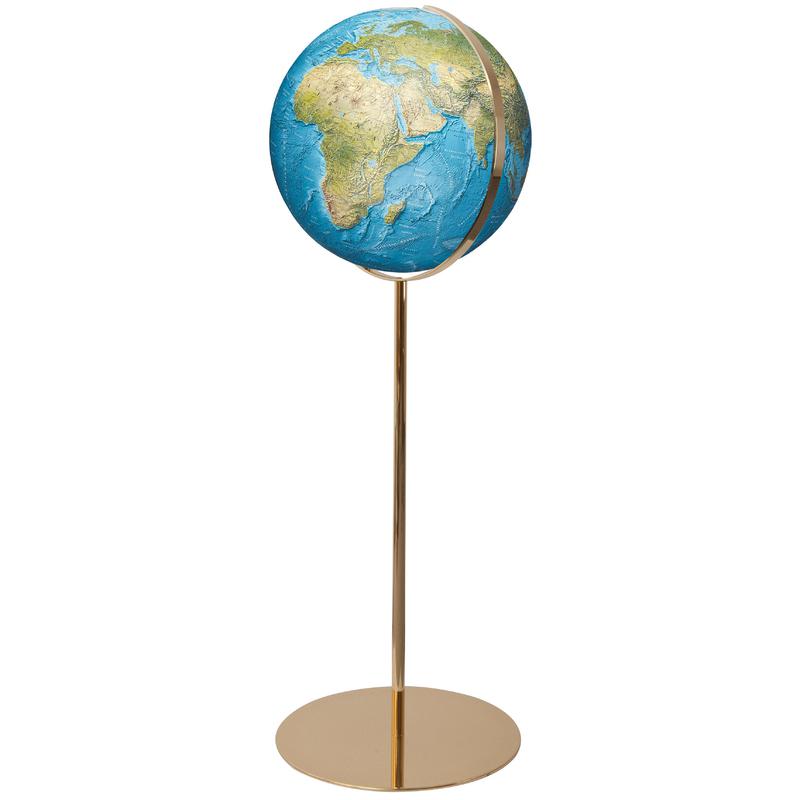 Columbus Glob, golvmodell Duorama mässingsstativ 40cm