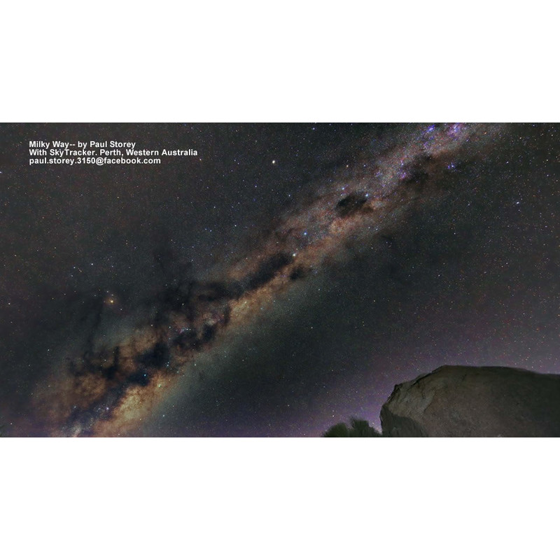 iOptron Montering SkyTracker Tracker för astrofotografering vit