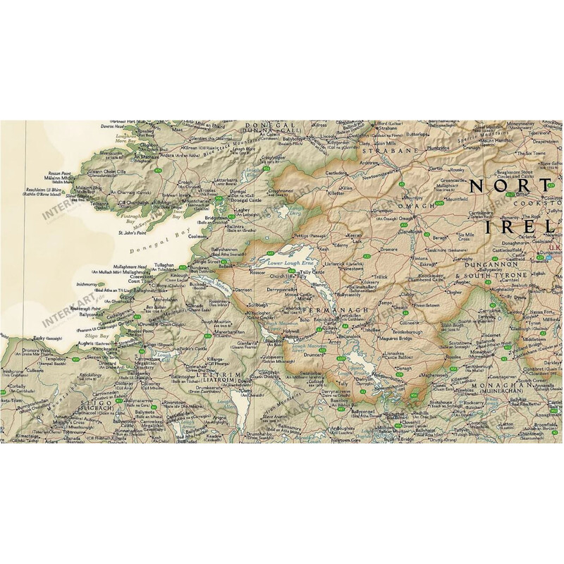 National Geographic Karta Irland (76 x 91 cm)