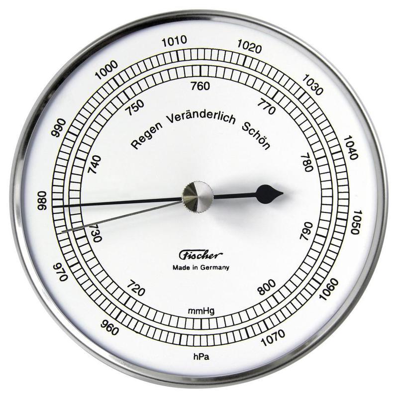 Eschenbach Väderstation Aneroidbarometer i rostfritt stål 528201
