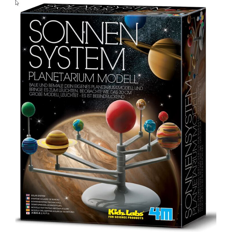 HCM Kinzel Byggsats planetsystem planetarium pyssel set