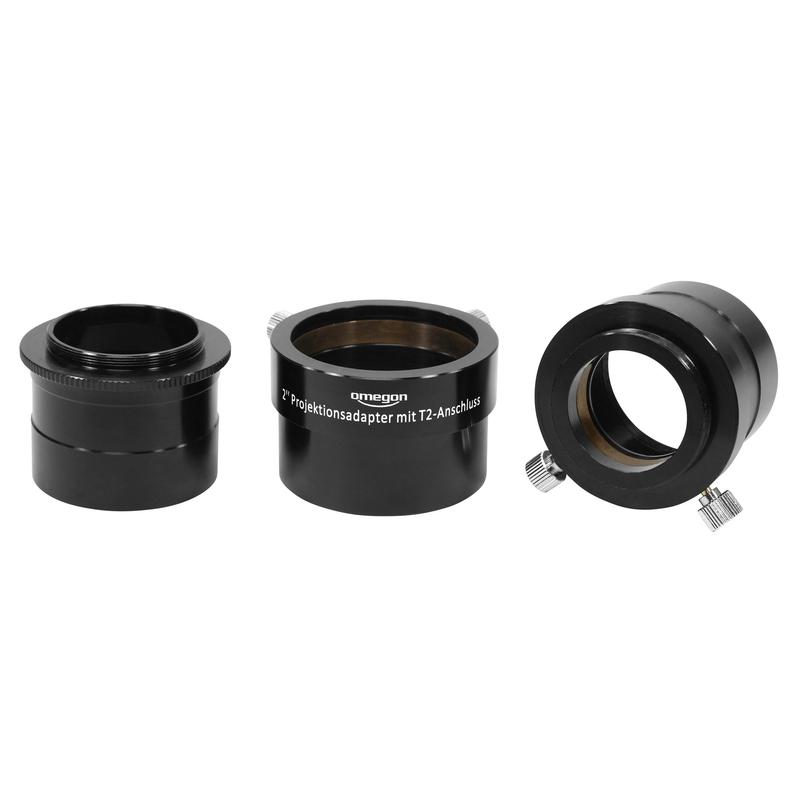 Omegon 2" projektionsadapter med T2-anslutning