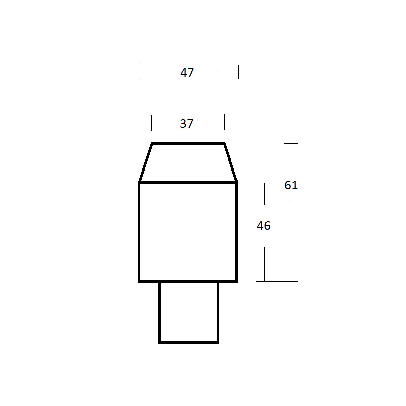 Omegon 2" projektionsadapter med T2-anslutning