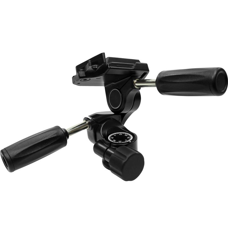 Omegon 3-vägstilt Pro Stativ-panoramahuvud PD36
