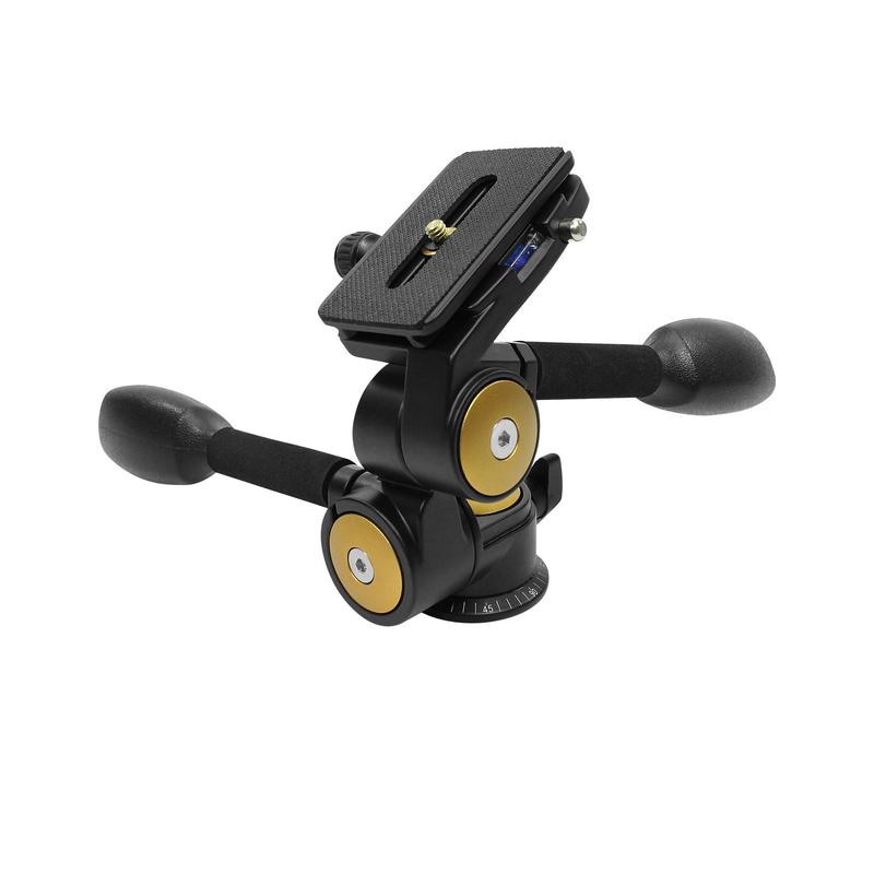 Omegon 3-vägstilt stativ-panoramahuvud PD80