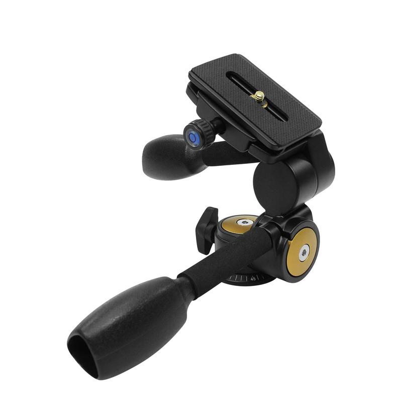 Omegon 3-vägstilt 3-Wege-Neiger Pro Stativ-Panoramakopf PD80