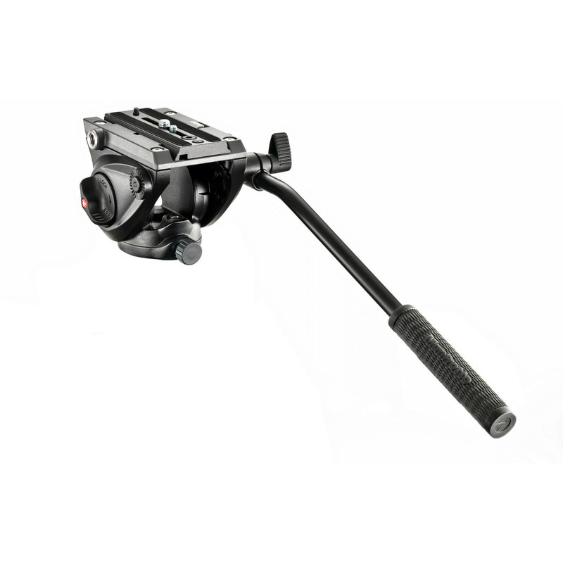 Manfrotto Kolfiber-trebensstativ MVH500AH,755CX3 med Lutningsbart videohuvud
