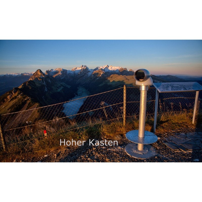 Teleskop idee-Concept Fernrohr Aufpreis für Podest 360° in Edelstahl
