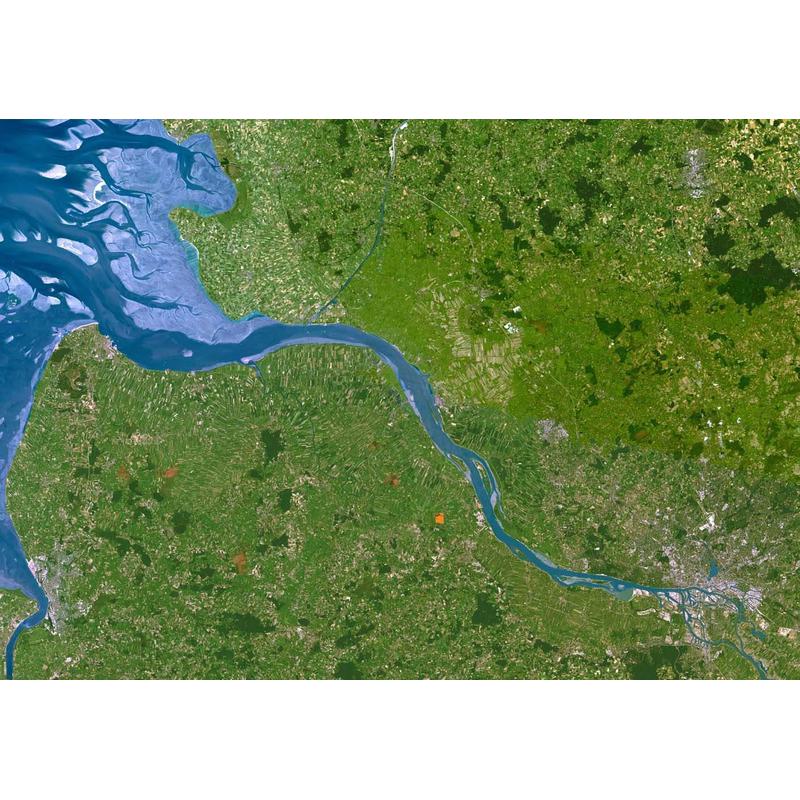 Planet Observer Regionkarta Hamburg