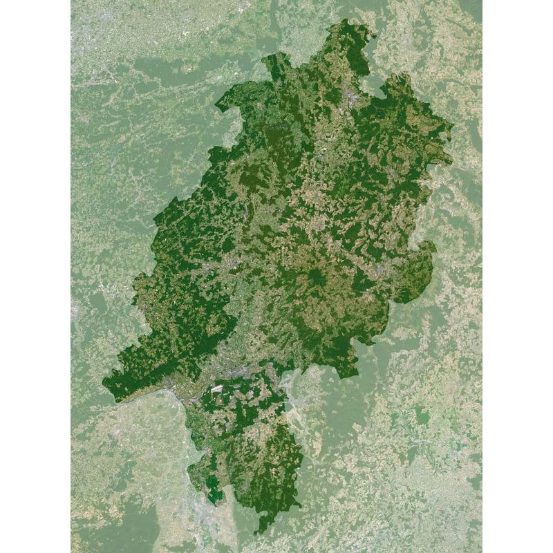Planet Observer Regionkarta Hessen
