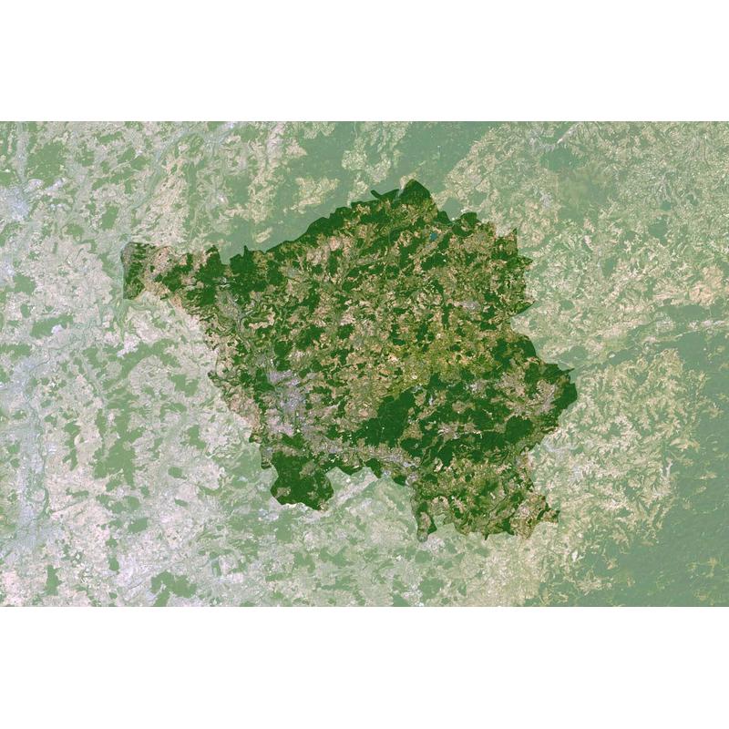 Planet Observer Regionkarta Saarland