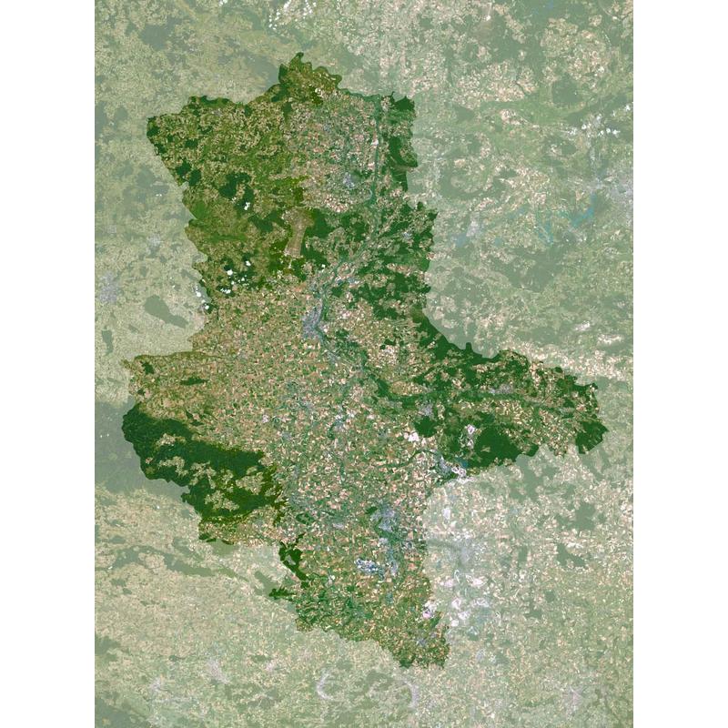 Planet Observer Regionkarta Sachsen-Anhalt