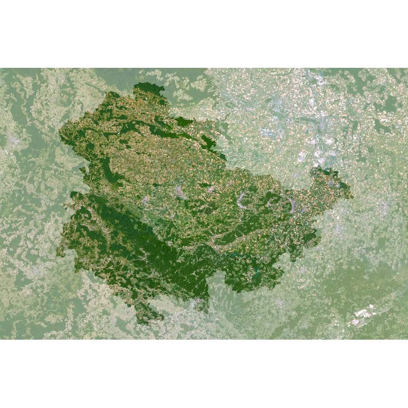 Planet Observer Regionkarta Thüringen