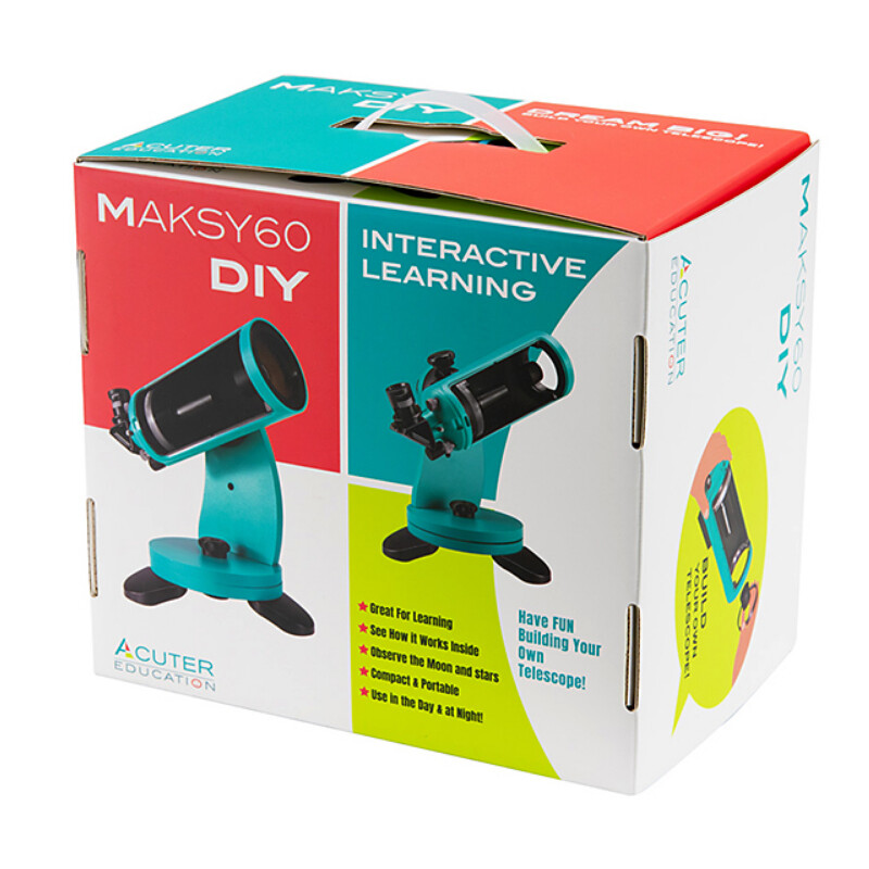 Acuter Maksutov-teleskop MC 60/750 MAKSYGO-60 Mini Dobson DIY