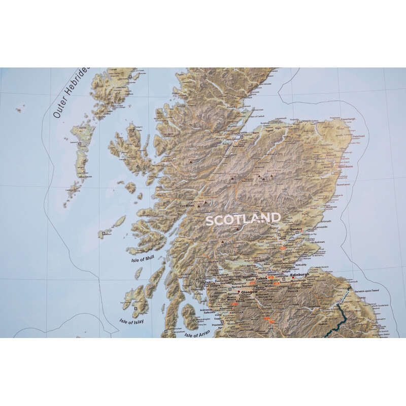 GeoMetro Karta United Kingdom (100 x 140 cm)