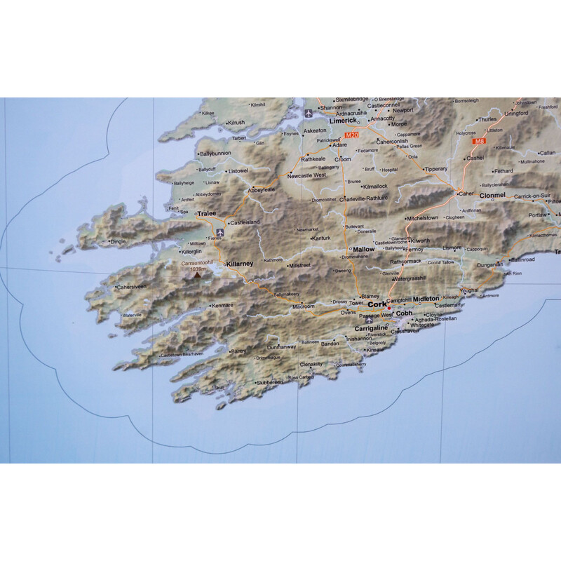 GeoMetro Karta United Kingdom (100 x 140 cm)