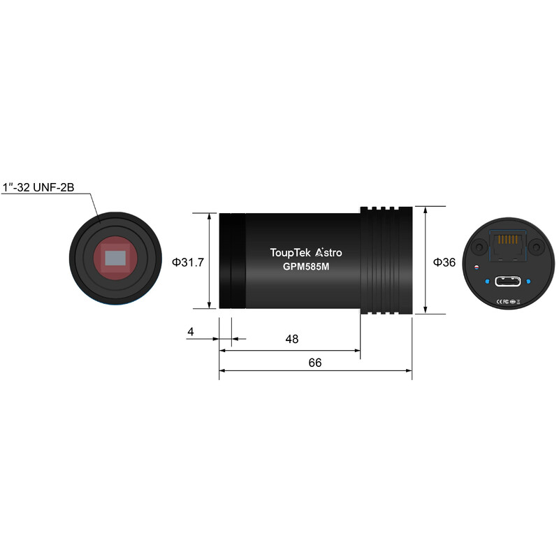 ToupTek Astro Guiding-Kamera GPM585M