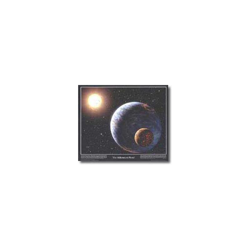 Poster The Millenium Planet - HANDSIGNERAD