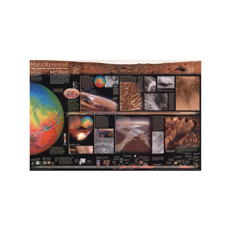 National Geographic Poster Mars, den röda planeten